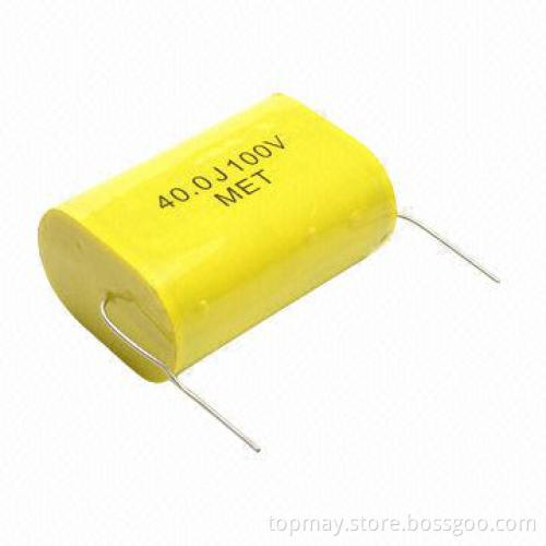 Metalized Polypropylene Film Capacitors with Epoxy Resin Coating and ≤0.1% Dissipation Factor